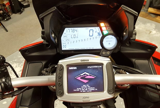 motorcycle handlebar ram gps phone mount